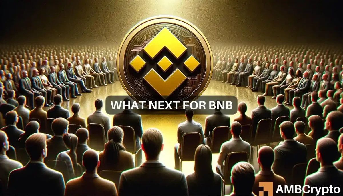 BNB's price volatility dropped