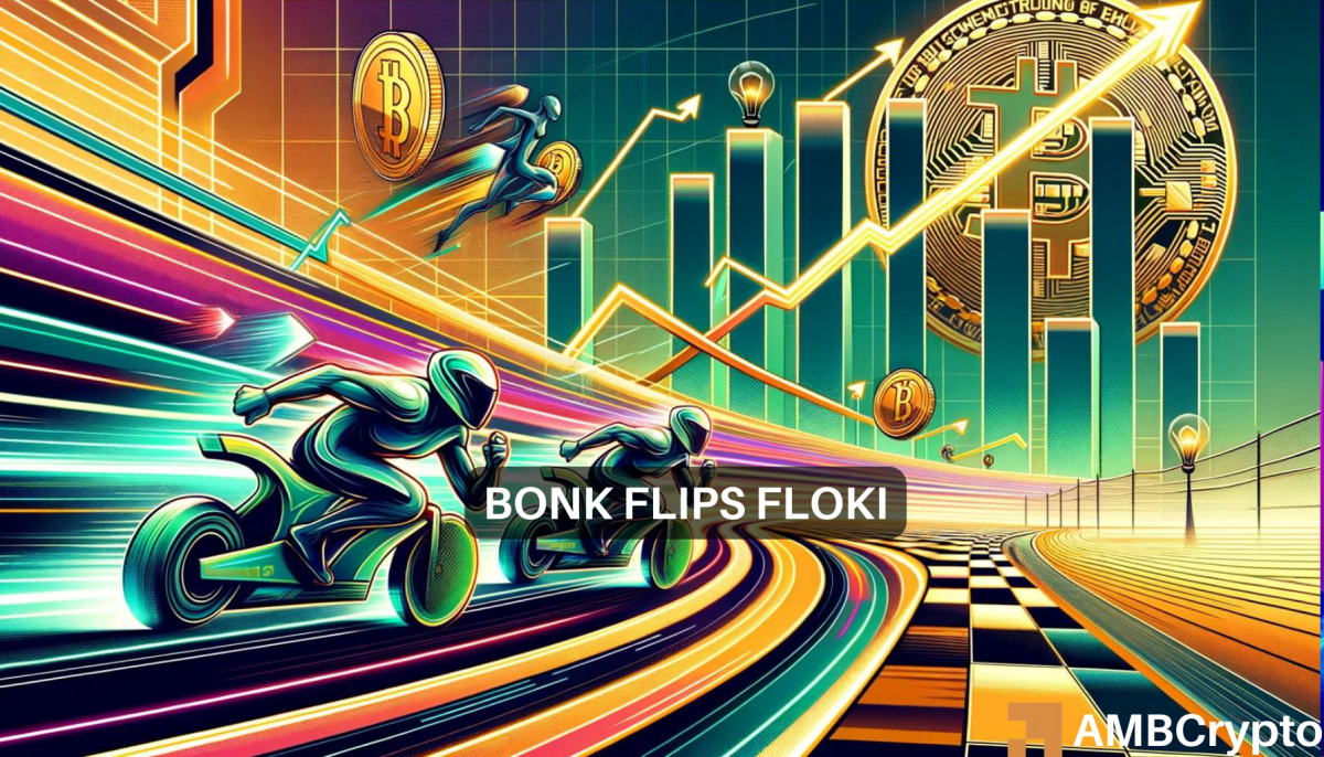 BONK flips FLOKI, rises 103% - More gains coming?