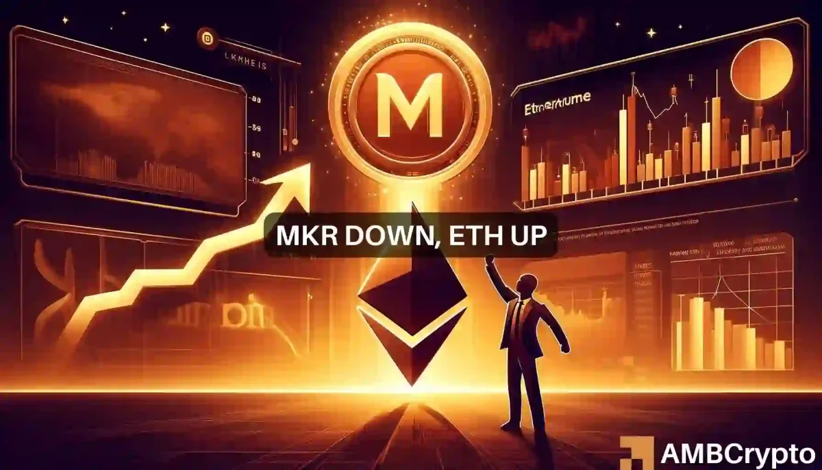 Why MKR drops against ETH every time MakerDAO sells