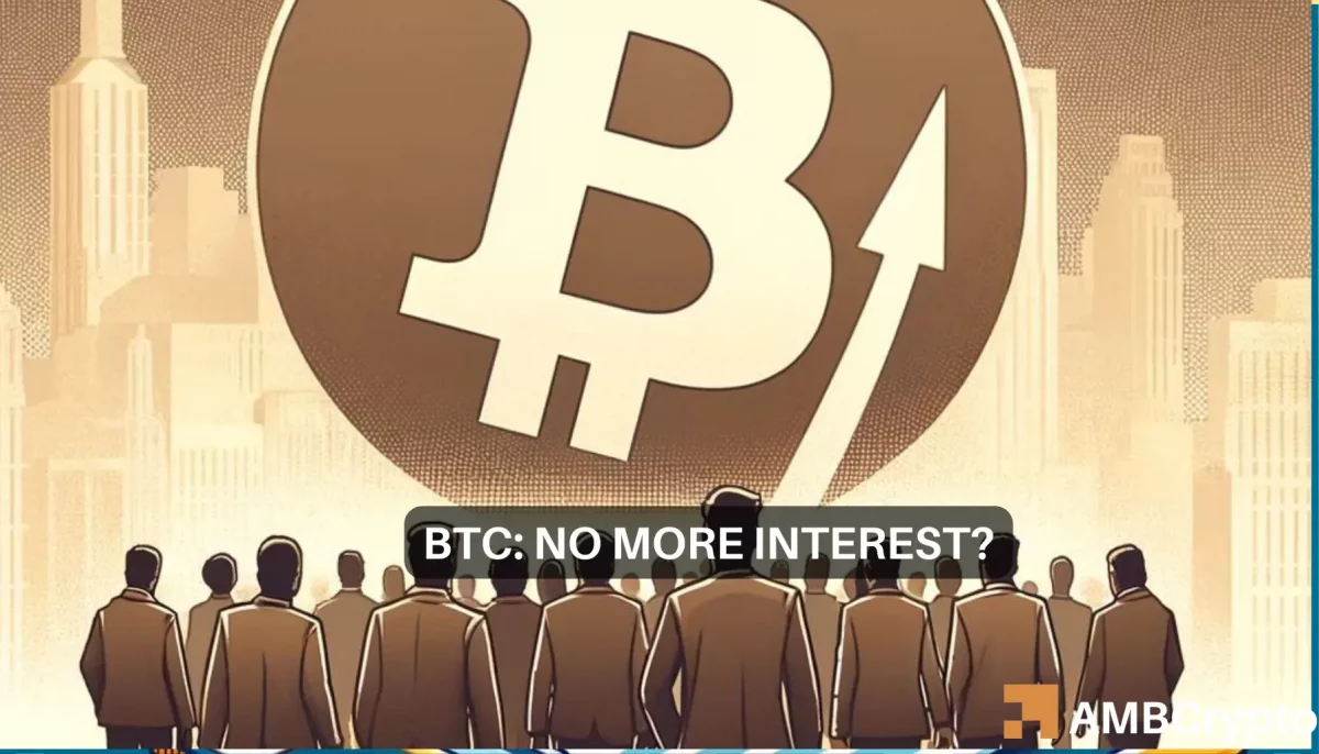 Are Bitcoin investors losing interest? THIS is a huge worrying sign