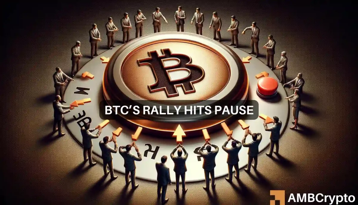 Bitcoin's bull rally halts