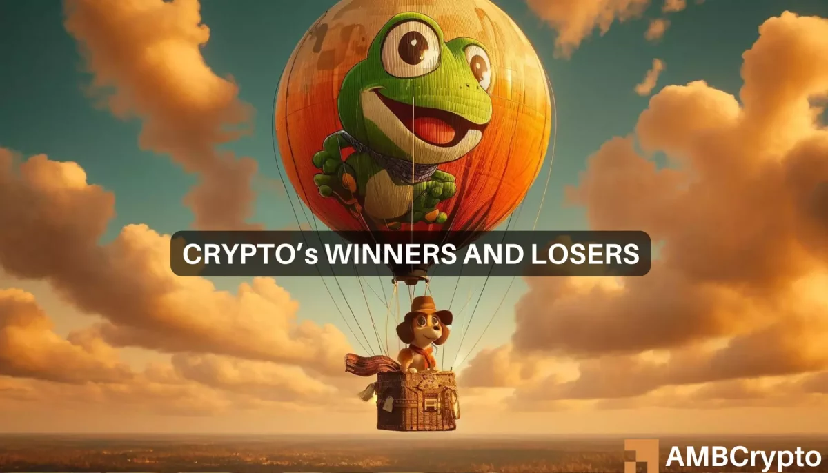 Crypto market's weekly winners and losers – WIF, PEPE, SUI, CORE