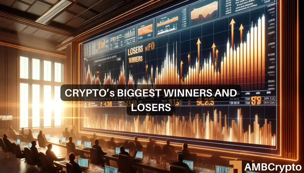 Crypto market's weekly winners and losers – TON, RNDR, BONK, CORE