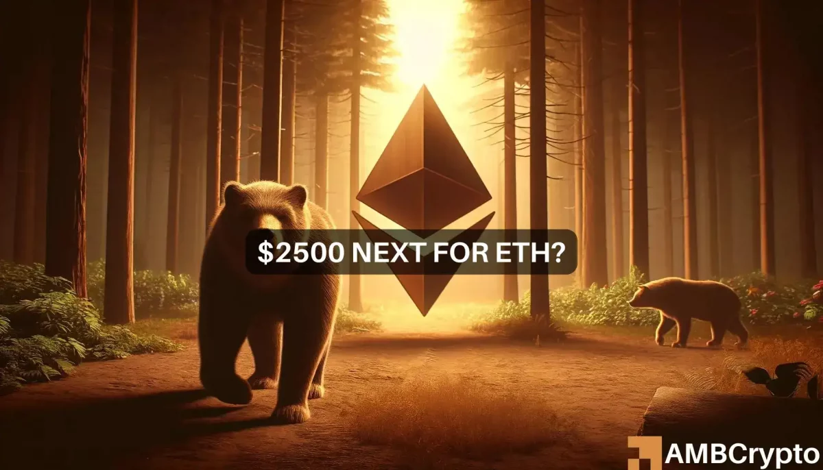 Ethereum price prediction: Is $2500 the next bearish target for ETH?