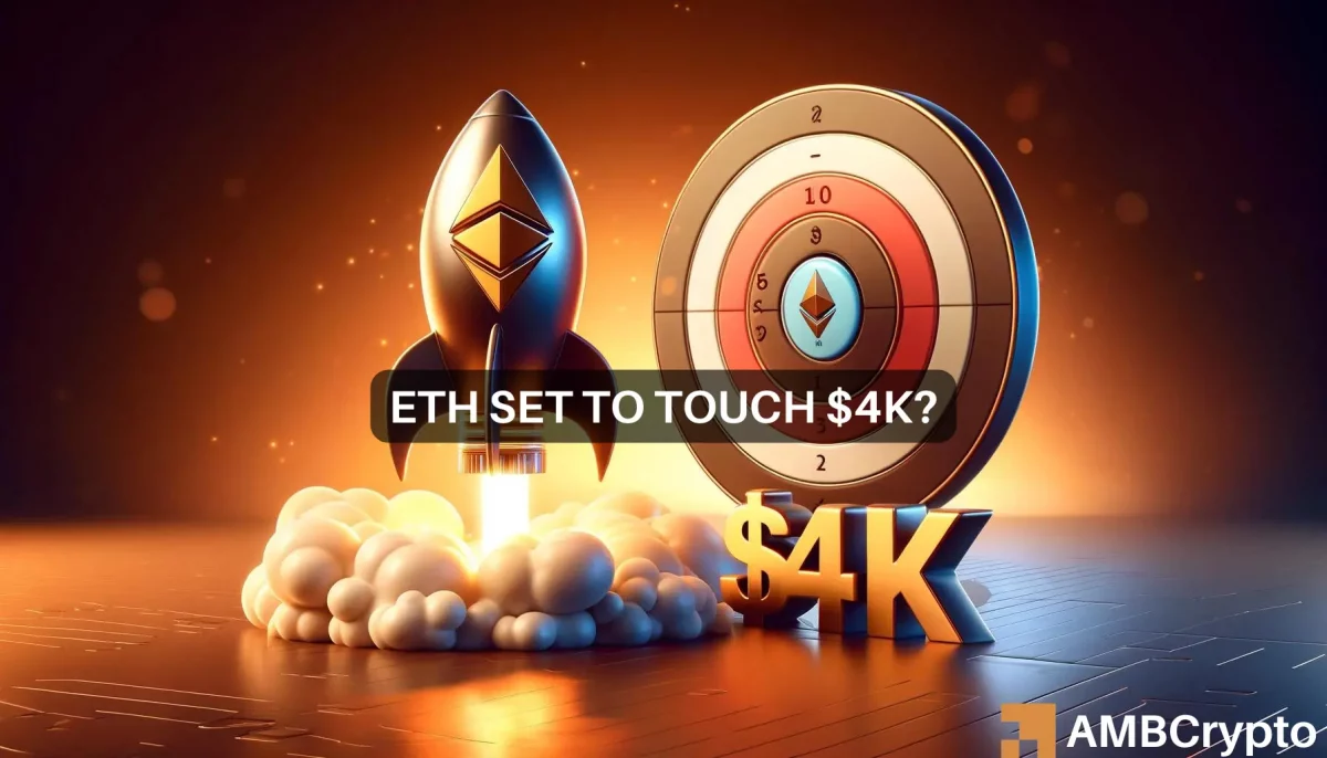 Ethereum sets sights on $4k: Will THIS spark a new rally for ETH?