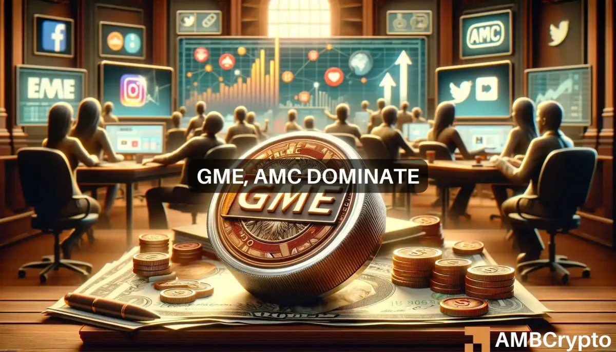 GME, AMC dominate