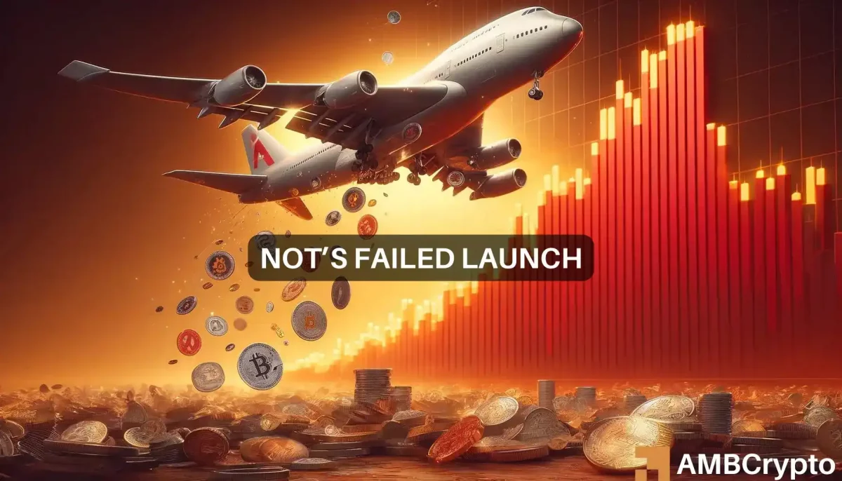 Notcoin's [NOT] 'rocky' launch - How a $1 billion start ended with a major sell-off