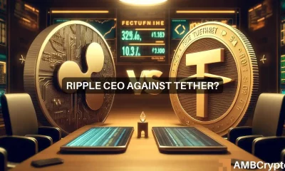 Ripple CEO Brad Garlinghouse defends Tether stance: What did he say?