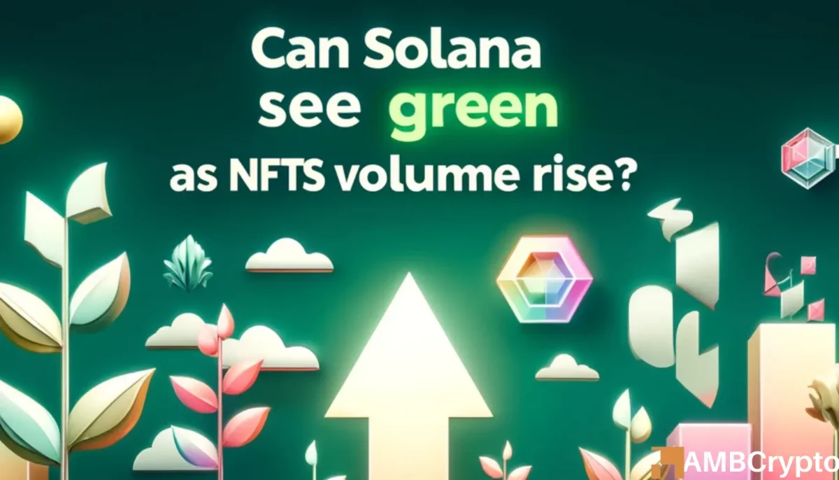 Solana NFT volumes rise: Impact on SOL's market performance