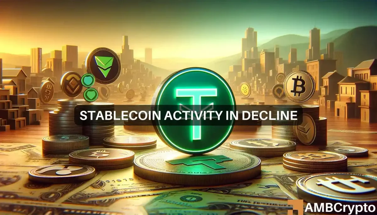 Stablecoin Slump: Market Sentiment Shifts Amidst Reduced Activity