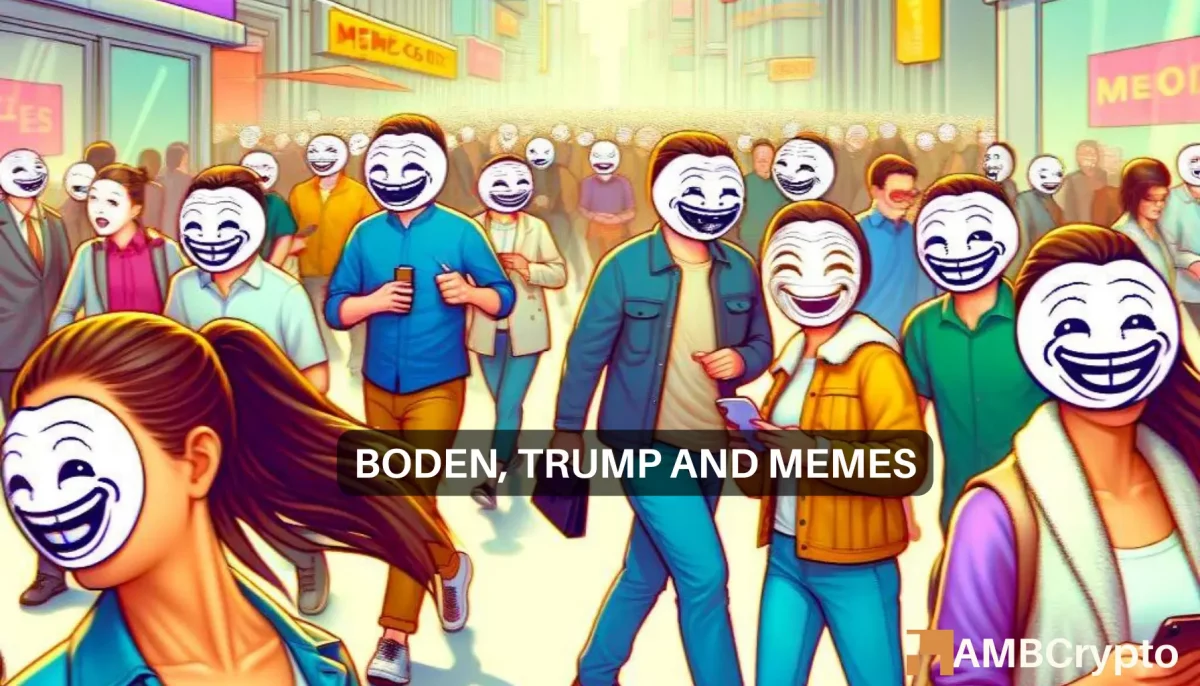 Trump, Biden-inspired memecoin cryptos - How are they doing today?