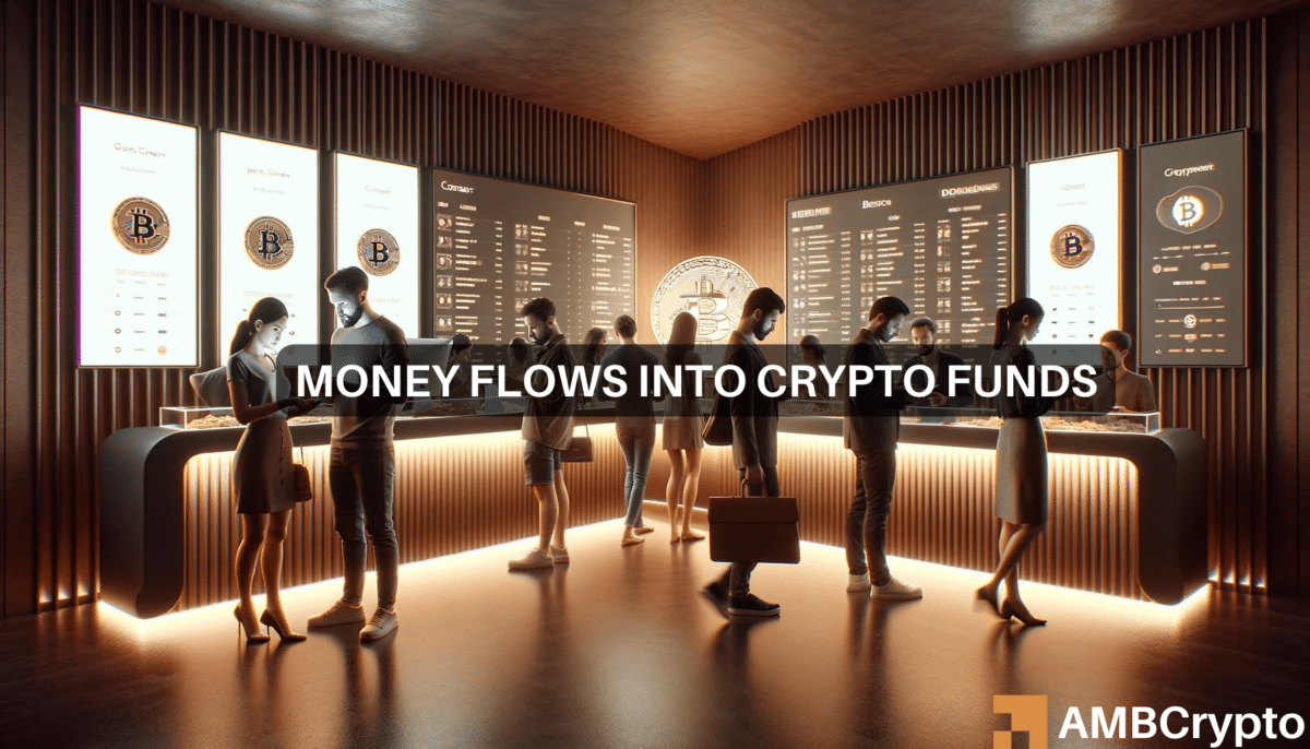 Bitcoin-backed inflows cross $1B in 1 week! Crypto inflows hit $14.9B YTD