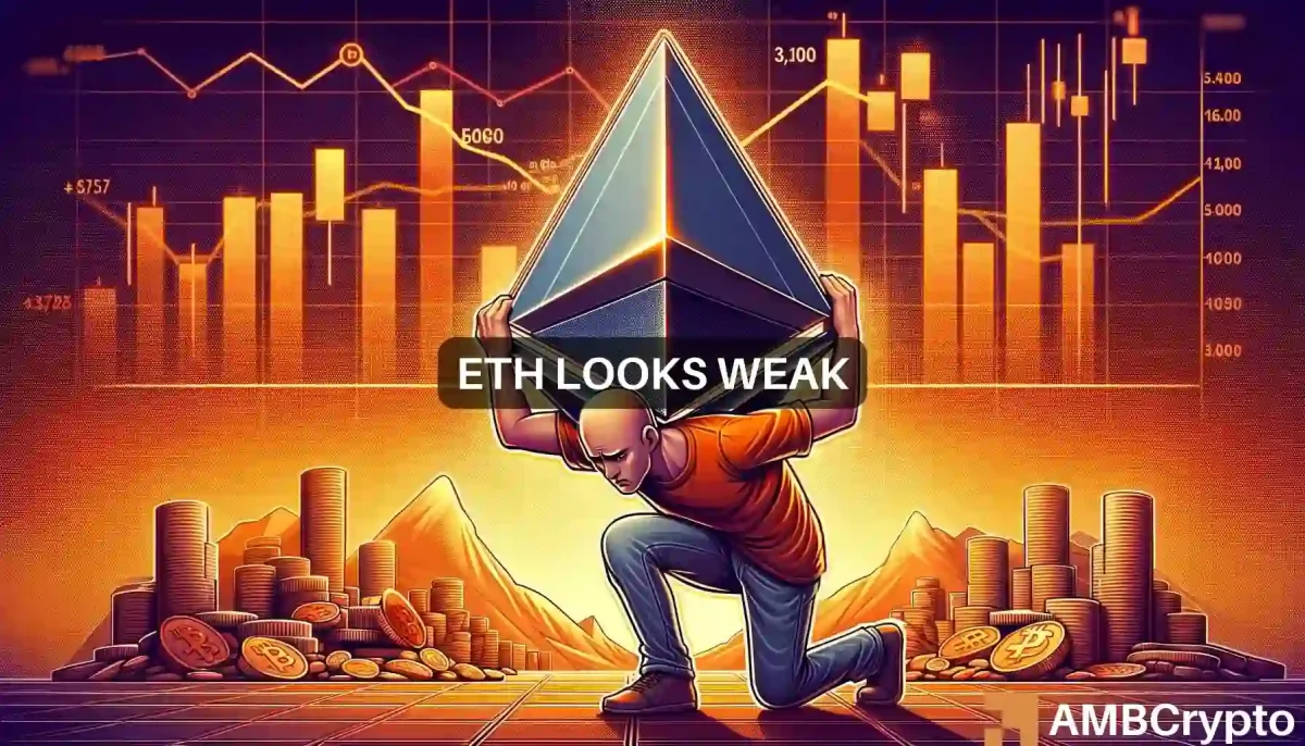 This Ethereum 'weakness' may keep ETH below $3,100