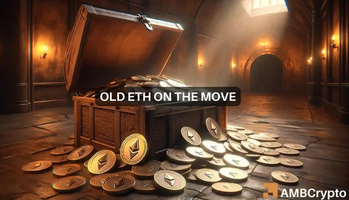 Old ETH coins on the move