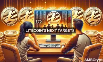 Assessing the odds of Litecoin's price falling to $70 on the charts