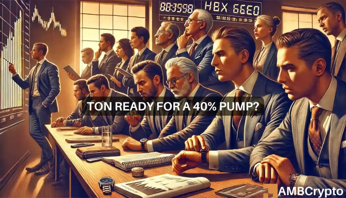 Toncoin prepares for a 40% pump