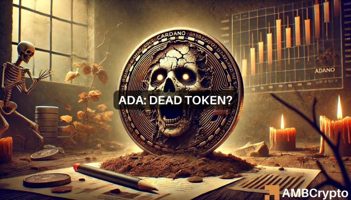 Why Charles Hoskinson says that Cardano is not 'dead' despite ADA's fall