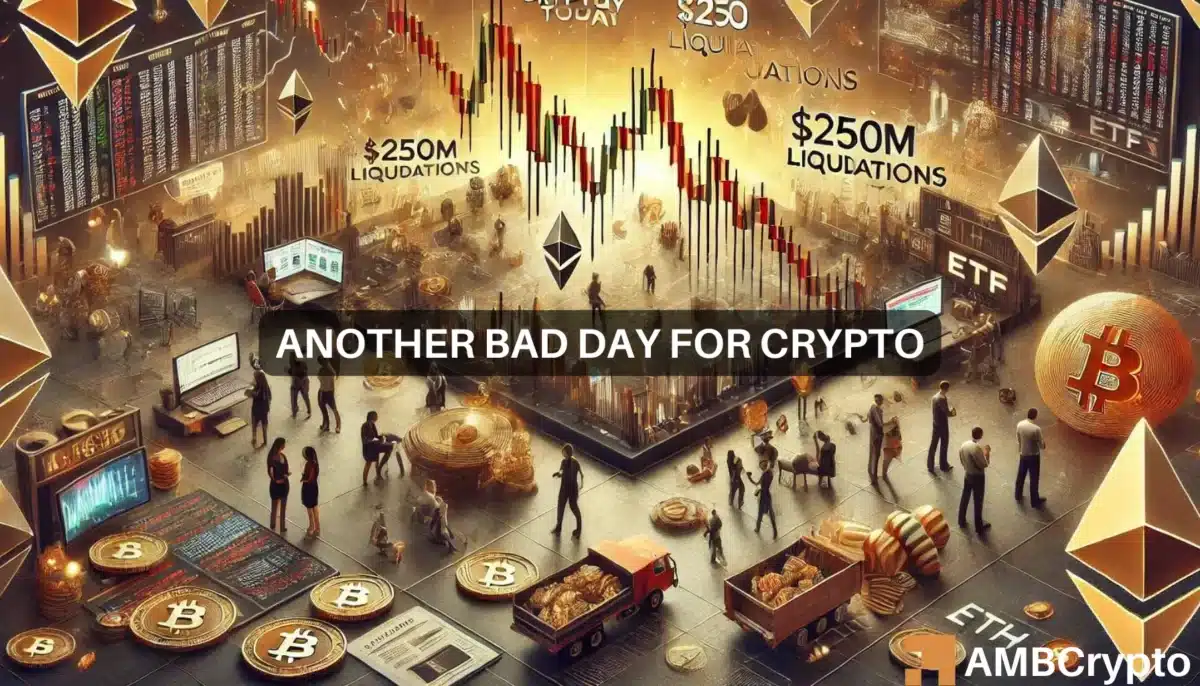 Why is crypto down today? Mt. Gox, $250M liquidations, ETH ETFs and more...