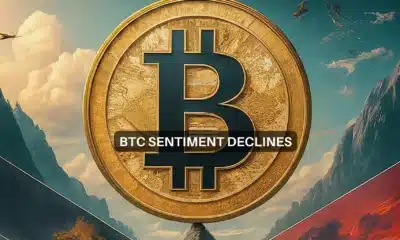 Bitcoin sentiment declines, but it's a good sign for BTC's prices