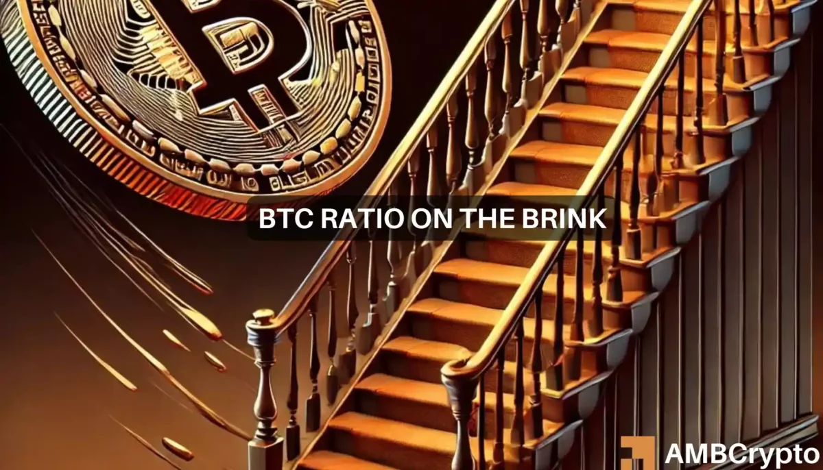 Bitcoin ratio at the make-or-break level: Will support hold?