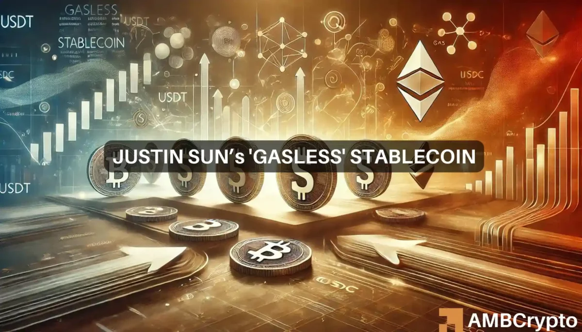 Justin Sun’s 'gasless' stablecoin