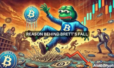 Why is BRETT dropping today? Key factors behind the 20% fall